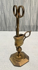 Vintage Brass Scissor Candle Snuffer with Stand by BEL