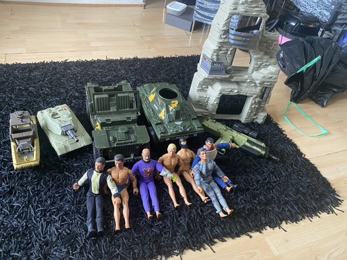 Vintage action men jeep - action, and