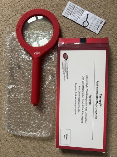 Magnifying glass with - glass, light