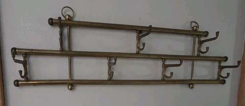 1960 mcm brass wall mount - 1960's, 7