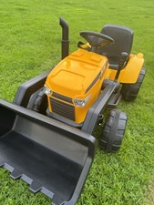 Kids Ride on Toy Excavator 12V Electric Loader Digger LED Light