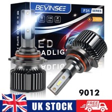 2x 9012 HIR2 LED Headlight