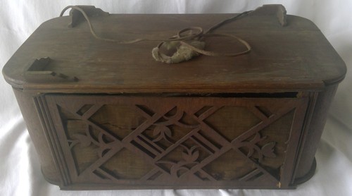 Antique wooden horn loud - antique,