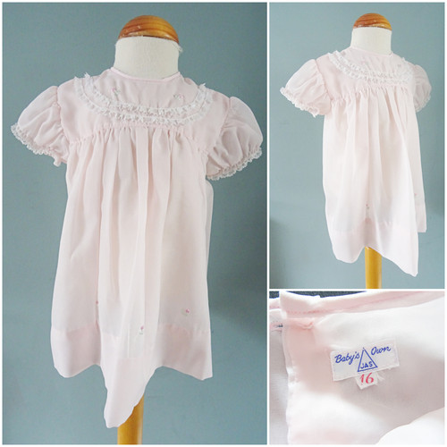 Vintage babys dress gown - dress,