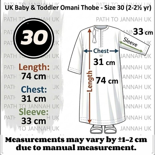 Original kids omani thobe - kids,