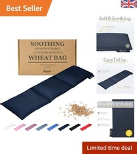 Large Dark Blue Wheat Bag -
