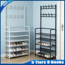 Large 5 Tiers 8 Hooks Coat Bag