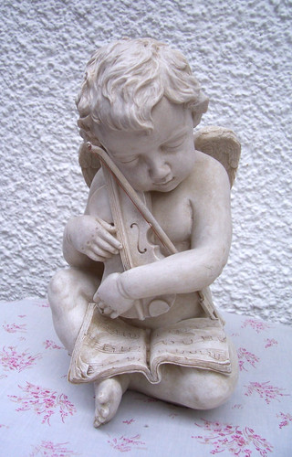 Vintage large detailed angel - large,