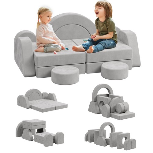 Pieces modular kids play - 12,