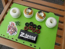 Z FLEX ABEC 7  BEARINGS  CHUBBIE WHEELS 200 sets SOLD TO 200 happy skateboarders