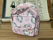 Hello Kitty Sanrio Backpack School Travel With Back Straps 24x24 New In Bag