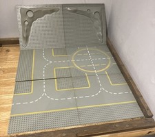 Lego Classic Space road landing lunar crater base plates x6 32 x 32 1970s/1980s