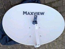 MAXVIEW Portable Satellite System Camper Travel Camping Dish In Case
