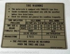 SUZUKI GSXR750F GSXR750G TYRE