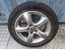 2010-2014 SKODA FABIA ALLOY WHEEL (2) NANKANG TYRE 205/50R15 6.13MM TREAD