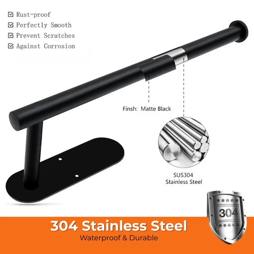 Paper towel holder self - paper,
