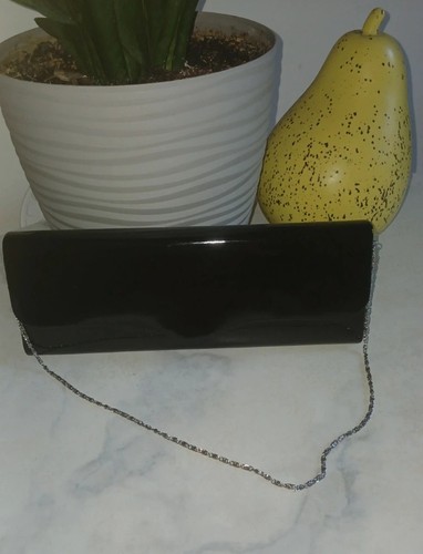 New clarks black patent real - new,
