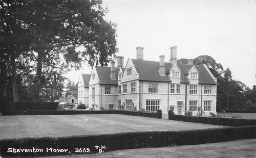 Postcard hants steventon - ,