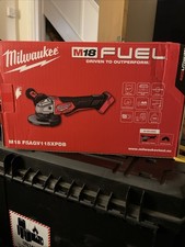 Milwaukee M18FSAGV115XPDB-0 18V 115mm FUEL Paddle Switch Angle Grinder Body Only