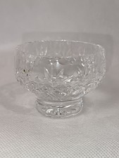 Small Edinburgh Crystal Posy Vase Signed 5cm Tall 7cm Diameter 