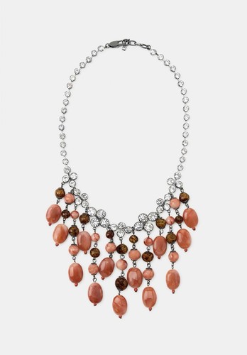 Zara jewel and stone cascade - and,