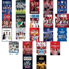 2026 Calendar Football Month to View A3 Calendar Footie Fan Official Product