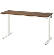 IKEA MITTZON Walnut Veneer/ White Office/ Computer Desk RRP £180