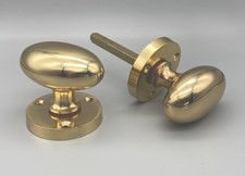 Solid Brass Victorian Oval