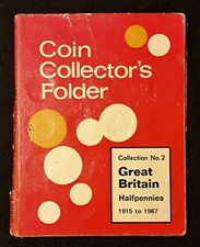 Half Pennies 1915-1967 x  58 in Sandle's Red Folder-all dates