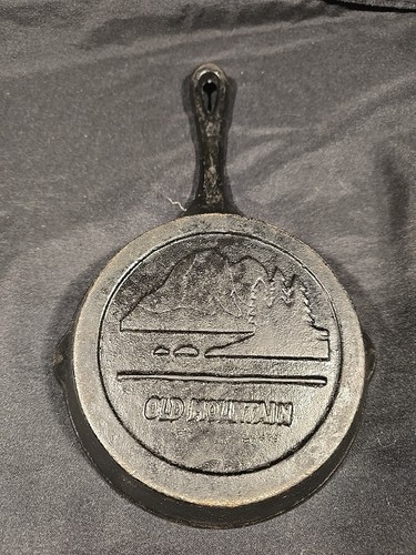 Old mountain cast iron skillet - cast,