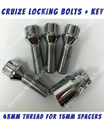 Alloy wheel locking bolts for - alloy,