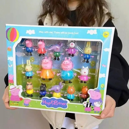Peppa pig four toy dolls - toy,