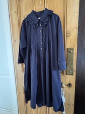 Toast Navy Organic Poplin