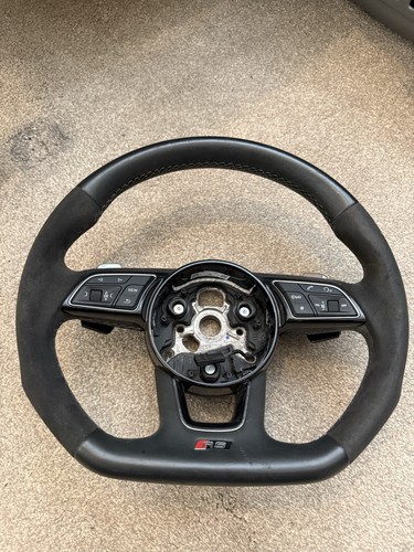 Audi rs3 alcantara flat bottom - rs3,