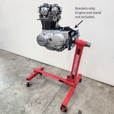 Yamaha XS650 Engine Stand Brackets - Split Cases - Crank / Transmission - Deluxe