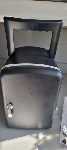 Black mini fridge - black,