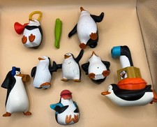 Penguins Of Madagascar Figure Toy Playset Bundle Skipper Rico Private Kowalski