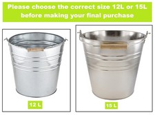 Galvanised Metal Bucket Handle