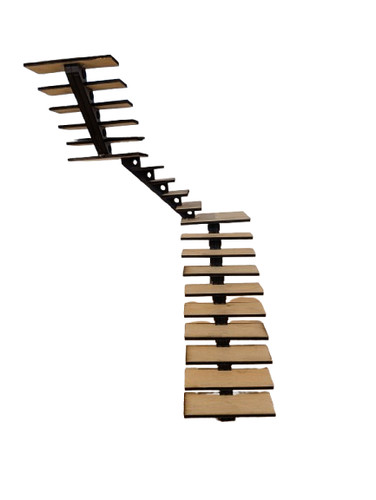 Scale dolls house stairs - 1/12,