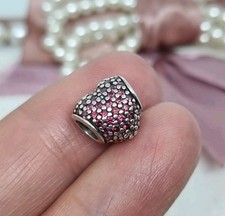 Genuine Pandora Silver Ped Pave Heart Charm  ?   R44b