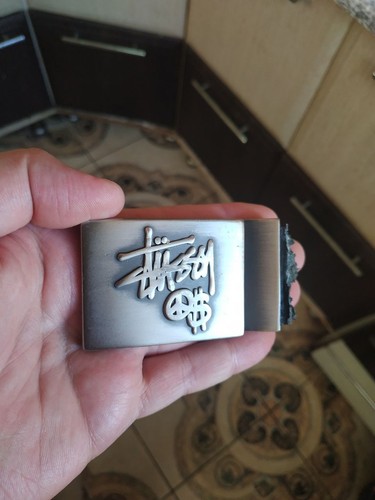 Vintage stussy belt buckle - vintage,
