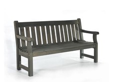 LeisureBench Darwin 3 Seat Garden Bench – Dark Grey – 150cm RPR £297