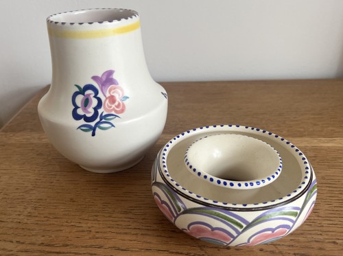 Two vintage poole pottery hand - vintage,