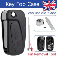 For Ford KA MK2 2008 2009 2010 - 2016 Remote Key Fob Case 3 Buttons Repair Kit