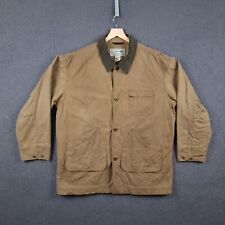 LL BEAN Jacket Mens 2XL Khaki