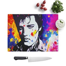 Paint Splashed Elvis Presley