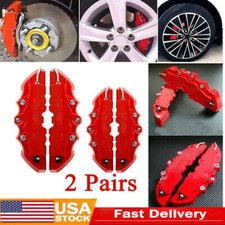 4x Red 3D Style Front& Rear