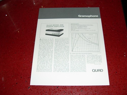 Quad model 606 - model, amplifier