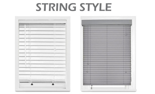 Faux wood venetian - blinds, 50mm