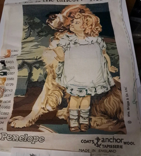 Vintage penelope tapestry kit - penelope,